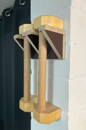 Parallettes und Hantelstangen Wandhalterung