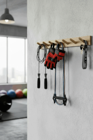 Wandhaken – Holzaufhängung für Bänder & Zubehör