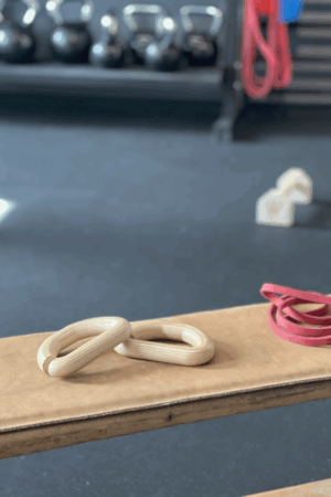 Widerstandsgriffe aus Holz (Paar)