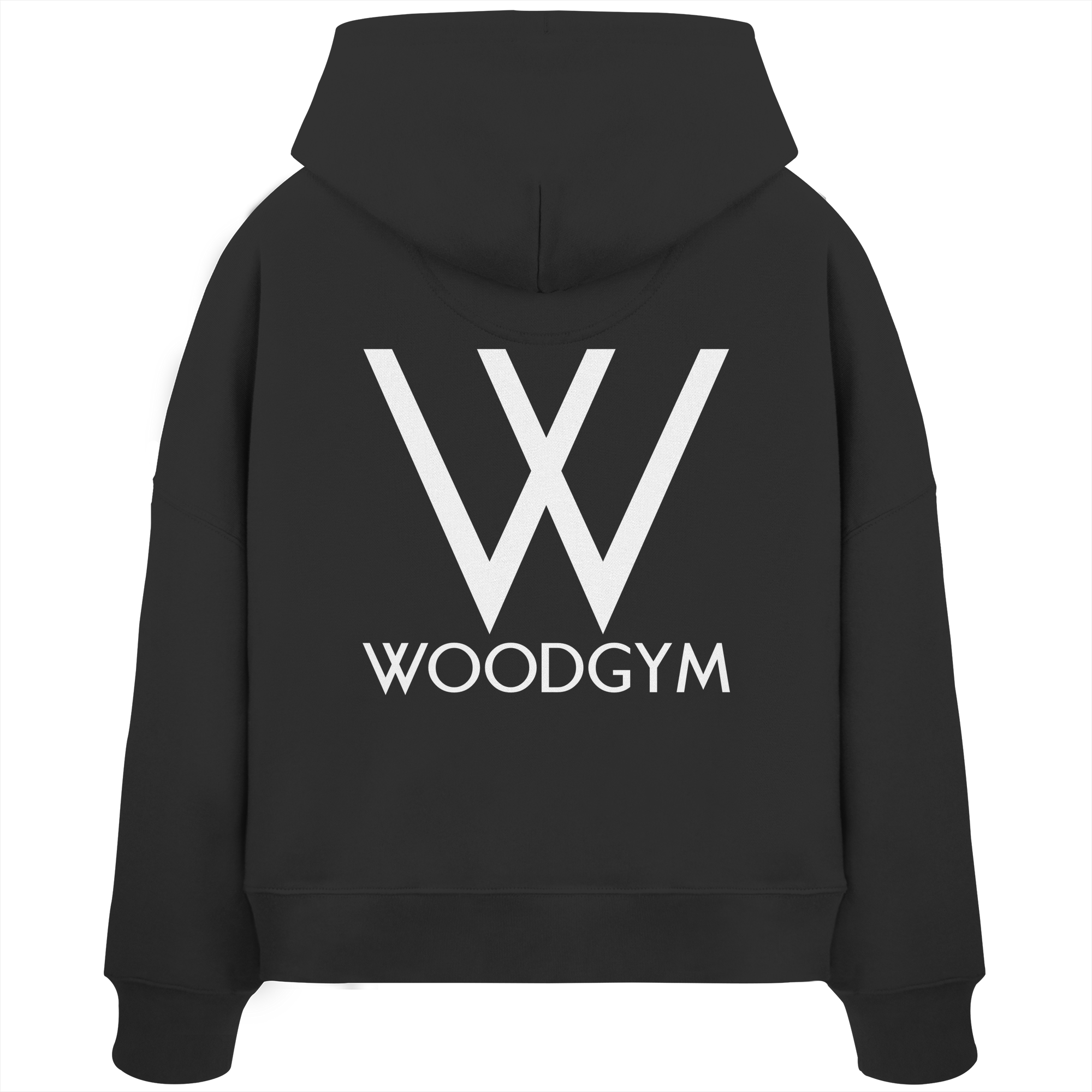 WoodGym - Womens Organic Boxcut Hoodie - Image 4