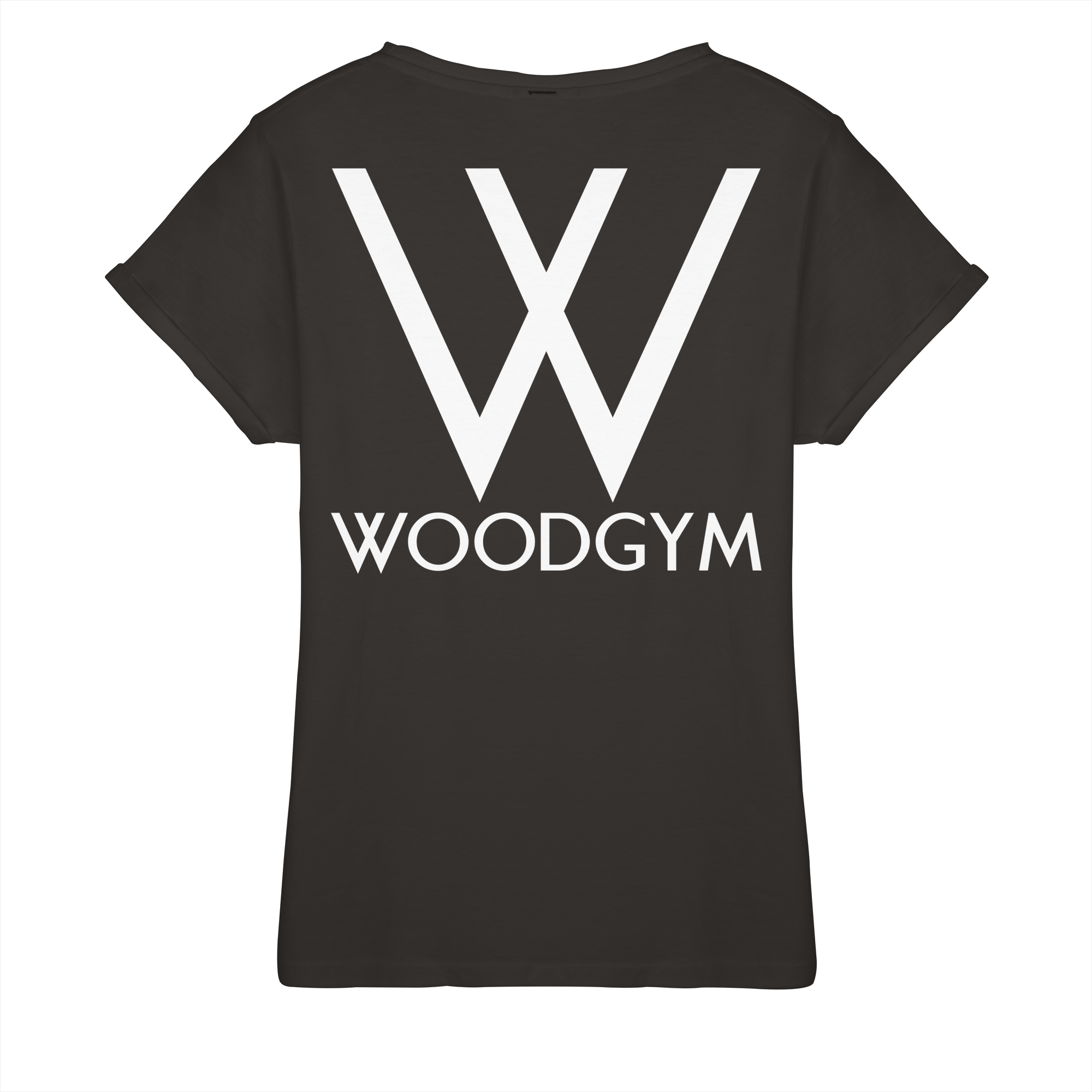 WoodGym - Womens Roll-Up T-Shirt - Image 4