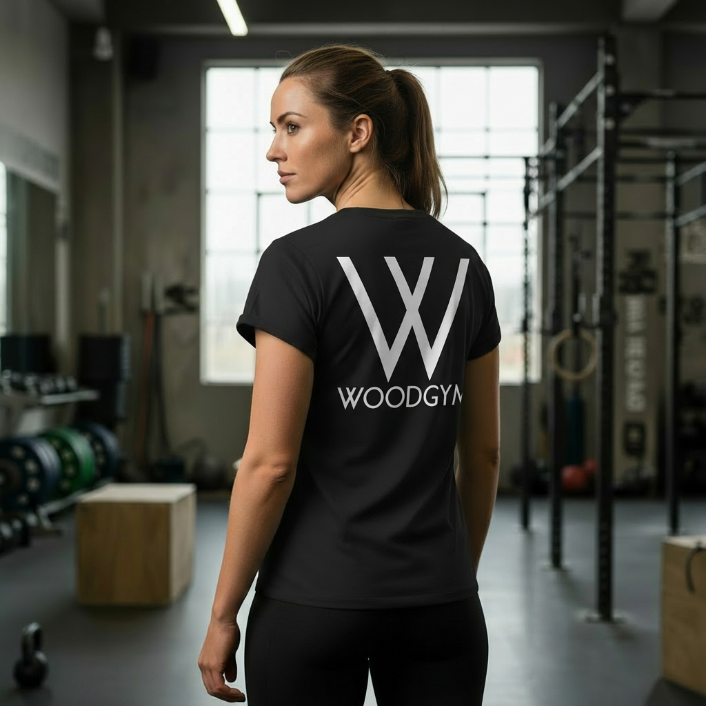 WoodGym - Womens Roll-Up T-Shirt