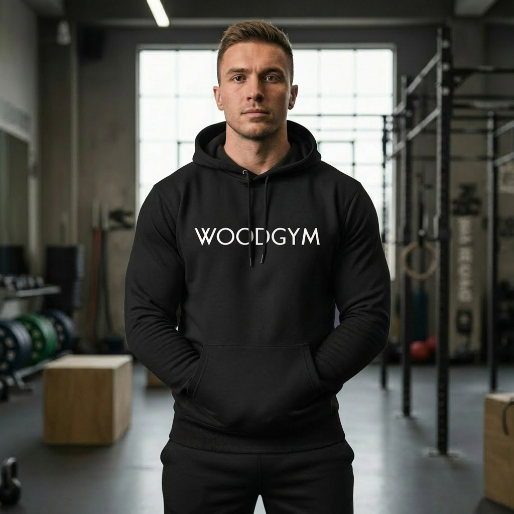 WoodGym - Premium Unisex Hoodie - Image 3