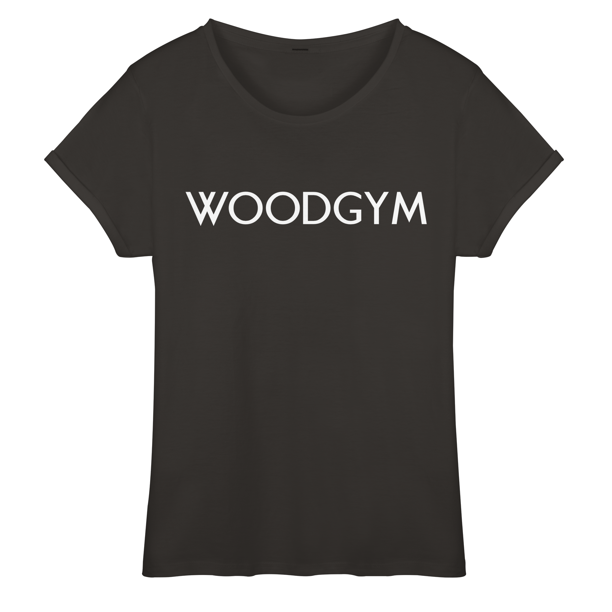 WoodGym - Womens Roll-Up T-Shirt - Image 3